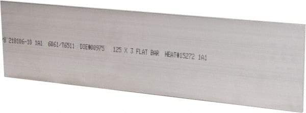 Value Collection - 1/8 Inch Thick x 3 Inch Wide x 12 Inch Long, Aluminum Strip - Alloy 6061 - Top Tool & Supply