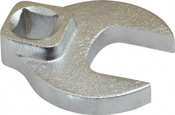 Blackhawk by Proto - 3/4" 3/8" Drive Chrome Open End Crowfoot Wrench - 1-23/32" OAL - Top Tool & Supply