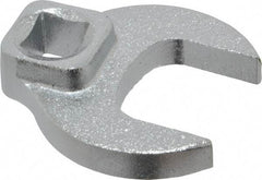 Blackhawk by Proto - 7/8" 3/8" Drive Chrome Open End Crowfoot Wrench - 1-23/32" OAL - Top Tool & Supply