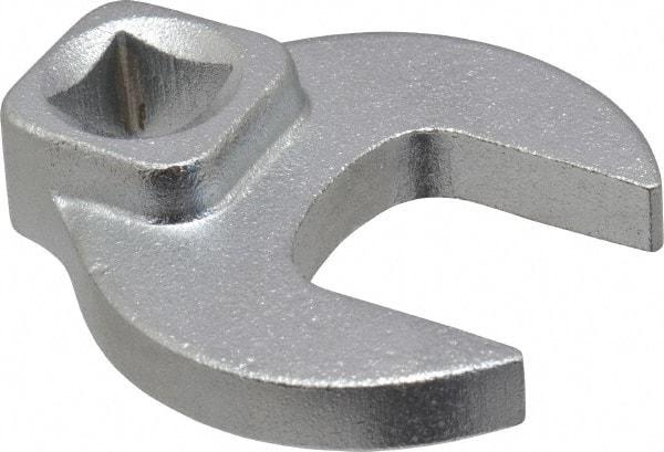 Blackhawk by Proto - 19mm 3/8" Drive Chrome Open End Crowfoot Wrench - 1-19/32" OAL - Top Tool & Supply