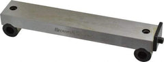 TESA Brown & Sharpe - 5-3/4 Inch Long x 1 Inch Wide x 0.0003 Inch Center to Center Accuracy, 0.0002 Inch Parallelism, 5 Inch Between Rolls, Sine Bar - Includes Back Plate - Top Tool & Supply