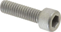 Value Collection - #8-32 UNC Hex Socket Drive, Socket Cap Screw - Alloy Steel, Zinc-Plated Finish, Fully Threaded, 5/8" Length Under Head - Top Tool & Supply