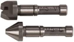 Mitutoyo - Micrometer Anvil - Use with 326126 Series Screw Thread Micrometers - Top Tool & Supply