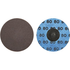 Norton - 3" 80 Grit Aluminum Oxide Quick Change Disc - Top Tool & Supply