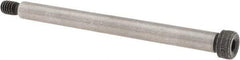 Value Collection - 5/16" Shoulder Diam x 3-3/4" Shoulder Length, 1/4-20 UNC, Hex Socket Shoulder Screw - 4140 Alloy Steel, Uncoated, 7/32" Head Height x 7/16" Head Diam - Top Tool & Supply