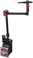 Starrett - 150 Lb Magnetic Force, Fine Adjustment Indicator Positioner & Holder with Base - Articulated Arm, 1-15/16" Base Height - Top Tool & Supply