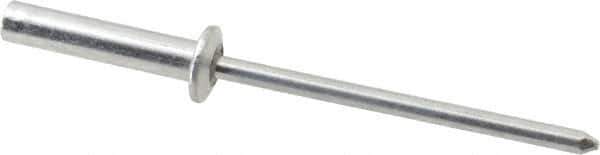 RivetKing - Size 46 Dome Head Aluminum Closed End Sealing Blind Rivet - Aluminum Mandrel, 0.313" to 3/8" Grip, 1/4" Head Diam, 0.129" to 0.133" Hole Diam, 0.61" Length Under Head, 1/8" Body Diam - Top Tool & Supply