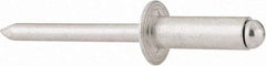 RivetKing - Size 88 Dome Head Aluminum Open End Blind Rivet - Aluminum Mandrel, 0.376" to 1/2" Grip, 1/2" Head Diam, 0.257" to 0.261" Hole Diam, 3/4" Length Under Head, 1/4" Body Diam - Top Tool & Supply