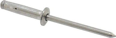 RivetKing - Size 0523 Dome Head Aluminum Tri Folding Blind Rivet - Aluminum Mandrel, 0.04" to 0.275" Grip, 0.315" Head Diam, 0.165" to 0.178" Hole Diam, 0.81" Length Under Head, 5/32" Body Diam - Top Tool & Supply