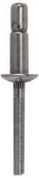 RivetKing - Size 810 Dome Head Stainless Steel Structural with Locking Stem Blind Rivet - Stainless Steel Mandrel, 0.35" to 5/8" Grip, 0.525" Head Diam, 0.261" to 0.276" Hole Diam, 0.81" Length Under Head, 1/4" Body Diam - Top Tool & Supply