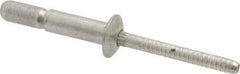 RivetKing - Size 67 Dome Head Aluminum Structural with Locking Stem Blind Rivet - Aluminum Mandrel, 0.214" to 0.437" Grip, 0.385" Head Diam, 0.191" to 0.201" Hole Diam, 0.572" Length Under Head, 3/16" Body Diam - Top Tool & Supply