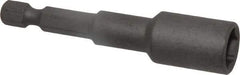 Wera - 3/8" Nonmagnetic Nutsetter - 1/4" Hex Drive, 2-5/8" OAL, 9/16" Socket Nose Diam - Top Tool & Supply