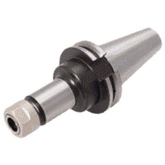 Iscar - 0.08" to 0.789" Capacity, 6" Projection, CAT40 Taper Shank, ER32 Collet Chuck - Through-Spindle - Exact Industrial Supply