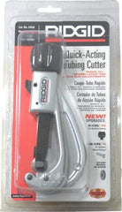 Ridgid - 1/4" to 1-5/8" Pipe Capacity, Tube Cutter - Cuts Metal - Top Tool & Supply