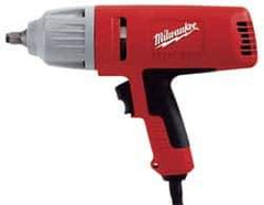 Milwaukee Tool - 1/2 Inch Drive, 300 Ft./Lbs. Torque, Pistol Grip Handle, 1,800 RPM, Impact Wrench - 7 Amps, 120 Volts - Top Tool & Supply