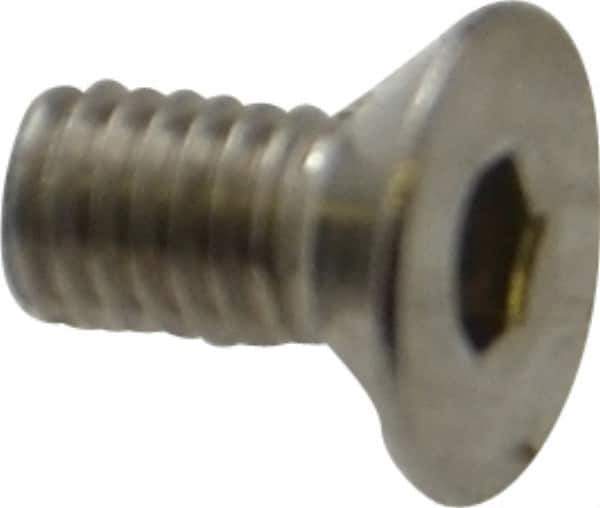 Value Collection - M3x0.50 Metric Coarse Hex Socket Drive, 90° Flat Screw - Grade 18-8 & Austenitic A2 Stainless Steel, Uncoated, Fully Threaded, 6mm OAL - Top Tool & Supply