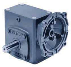 Boston Gear - 1-3/4 Centerline Distance, 15:1, 117 RPM Output,, Speed Reducer - Single Shaft Left, 56C NEMA - Top Tool & Supply