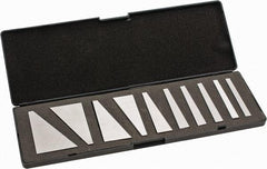 Value Collection - 1 to 30° Angle, 3 Inch Long, Steel, Angle Block Set - Top Tool & Supply