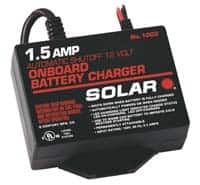 Solar - 12 Volt Specialty Charger - Top Tool & Supply