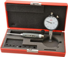 Value Collection - 9 Anvil, 0.24 to 0.4" Dial Bore Gage - 0.0005" Graduation, 1.57" Gage Depth - Top Tool & Supply