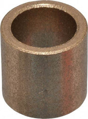 Boston Gear - 3/8" Inside x 1/2" Outside Diam, Oil Impregnated Bronze SAE-841 Sleeve Bearing - 1/2" OAL - Top Tool & Supply