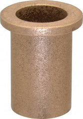 Boston Gear - 5/8" Inside x 3/4" Outside Diam, Oil Impregnated Bronze Sleeve Bearing - 1" Flange Outside Diam, 1/8" Flange Thickness, 1-1/4" OAL - Top Tool & Supply