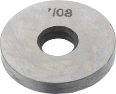 Value Collection - 0.108" Round Steel Spacer Block - Accuracy Grade B - Top Tool & Supply