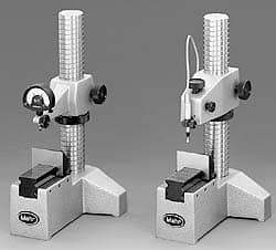 Mahr - Cast Iron (Base), T-Shaped Base, Comparator Gage Stand - 9-1/2" High, 5-1/2" Base Length x 6" Base Width x 4" Base Height, Includes Holder - Top Tool & Supply