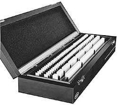 Mahr - 81 Piece, 0.1001 to 4", Grade 2, Ceramic Gage Block Set - Rectangular - Top Tool & Supply