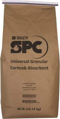 Brady SPC Sorbents - 40 Lb Bag Corncob Granular Sorbent - Universal Use - Top Tool & Supply