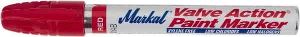 Markal - Red Permanent Marker - Felt Tip - Top Tool & Supply