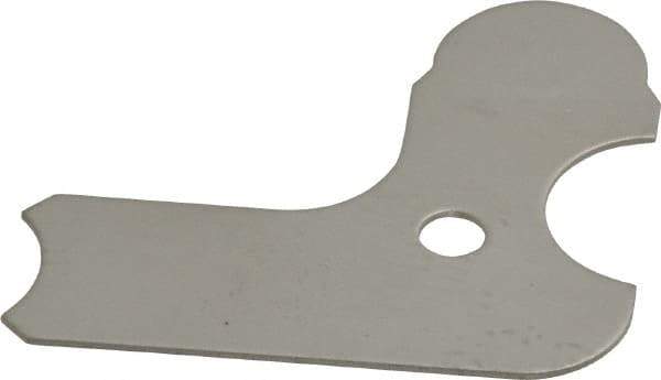 Value Collection - 15/64 Inch Radius Gage - Chrome Coated, Stainless Steel - Top Tool & Supply