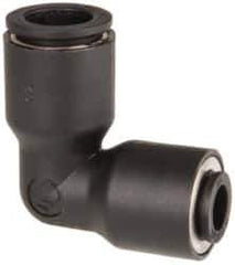 Legris - 3/8 x 1/4" Outside Diam, Nylon Push-to-Connect Tube Union Elbow - 290 Max psi - Top Tool & Supply