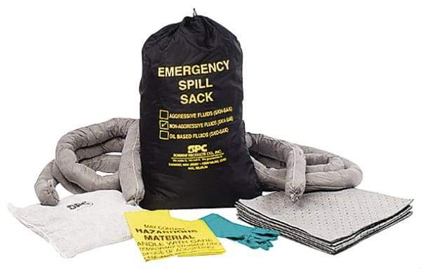 Brady SPC Sorbents - 10 Gal Capacity Oil Only Spill Kit - Sack - Top Tool & Supply