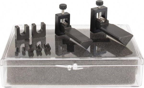 SPI - 0.03 to 9/32" Capacity, 90° Angle, V-Block - Includes 2 Super Wee Blocks, 5 Upper Prisms, Bridges, Fitted Case, Sold as 2 Block Set - Top Tool & Supply