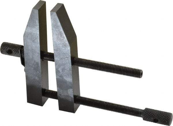 Value Collection - 2-3/4" Max Capacity, 4" Jaw Length, Parallel Clamp - Hardened Steel - Top Tool & Supply