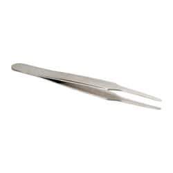 Erem - 4-1/2" OAL 2A-SA Precision Tweezers - Round Tapered Tip - Top Tool & Supply