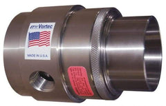 Vortec - 1.57" Inner Diam Stainless Steel Vaccuum Generator - 2-1/2" Intake Diam & 1.97" Discharge Diam - Top Tool & Supply