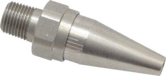 Vortec - Blow Gun OSHA Air Saver Nozzle - 1/8 NPT, 1-7/8" Long, Stainless Steel - Top Tool & Supply