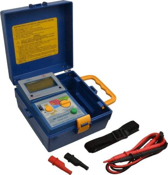 B&K Precision - Digital Display, 2,000 Megohm Electrical Insulation Resistance Tester & Megohmmeter - 1,000 VDC Max Test Voltage, Powered by AA Battery - Top Tool & Supply