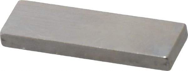 Mitutoyo - 0.12" Rectangular Steel Gage Block - Accuracy Grade AS-1, Includes Certificate of Inspection - Top Tool & Supply