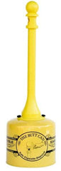 Eagle - 5 Gal Galvanized Steel with Polyethylene Tube Cigarette & Cigar Receptacle - 40" High - Top Tool & Supply