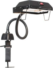 Electrix - 27 Inch, Gooseneck, Clamp on, Halogen, Black, General Purpose Task Light - 100 Watt, Nonmagnifying - Top Tool & Supply