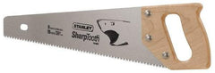 Stanley - 15" Blade Handsaw - Hardwood Handle - Top Tool & Supply