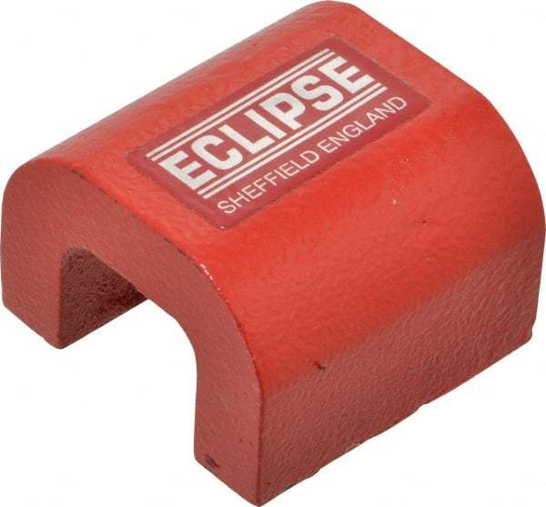 Eclipse - 0 Hole, 2-7/16" Overall Width, 2-3/8" Deep, 1-13/64" High, 76 Lb Average Pull Force, Alnico Power Magnets - 14.28mm Pole Width, 550°C Max Operating Temp, Grade 5 Alnico - Top Tool & Supply