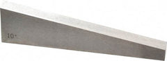 Value Collection - 10° Angle, 3 Inch Long, Angle Block - 55 RC Hardness - Top Tool & Supply