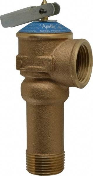 Conbraco - 3/4" Outlet, Water Heater Relief Valve - 150 Max psi, 100,000 BTUs - Top Tool & Supply