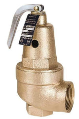 Conbraco - 1-1/4" Inlet, 1-1/4" Outlet, ASME Safety Relief Valve - 30 Max psi, 2,316,000 BTUs - Top Tool & Supply