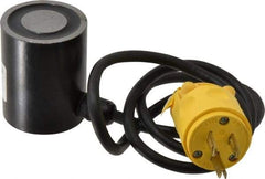 Mag-Mate - 2" Diam, 14 Watts, 190 Lb Max Magnetic Pull Electromagnet - 1/4-20 Thread, 120 AC Output Voltage - Top Tool & Supply