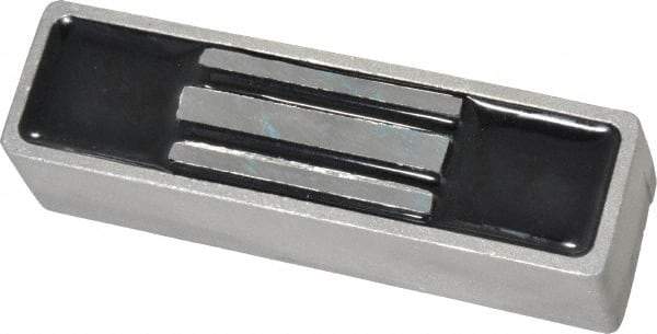 Mag-Mate - 1-1/4" Wide x 1-1/4" High x 4-1/2" Long, Rectangular Ceramic Holding Magnet - 3 Pole, 110 Lb Max Holding Capacity, 55 Lb Average Holding Capacity - Top Tool & Supply